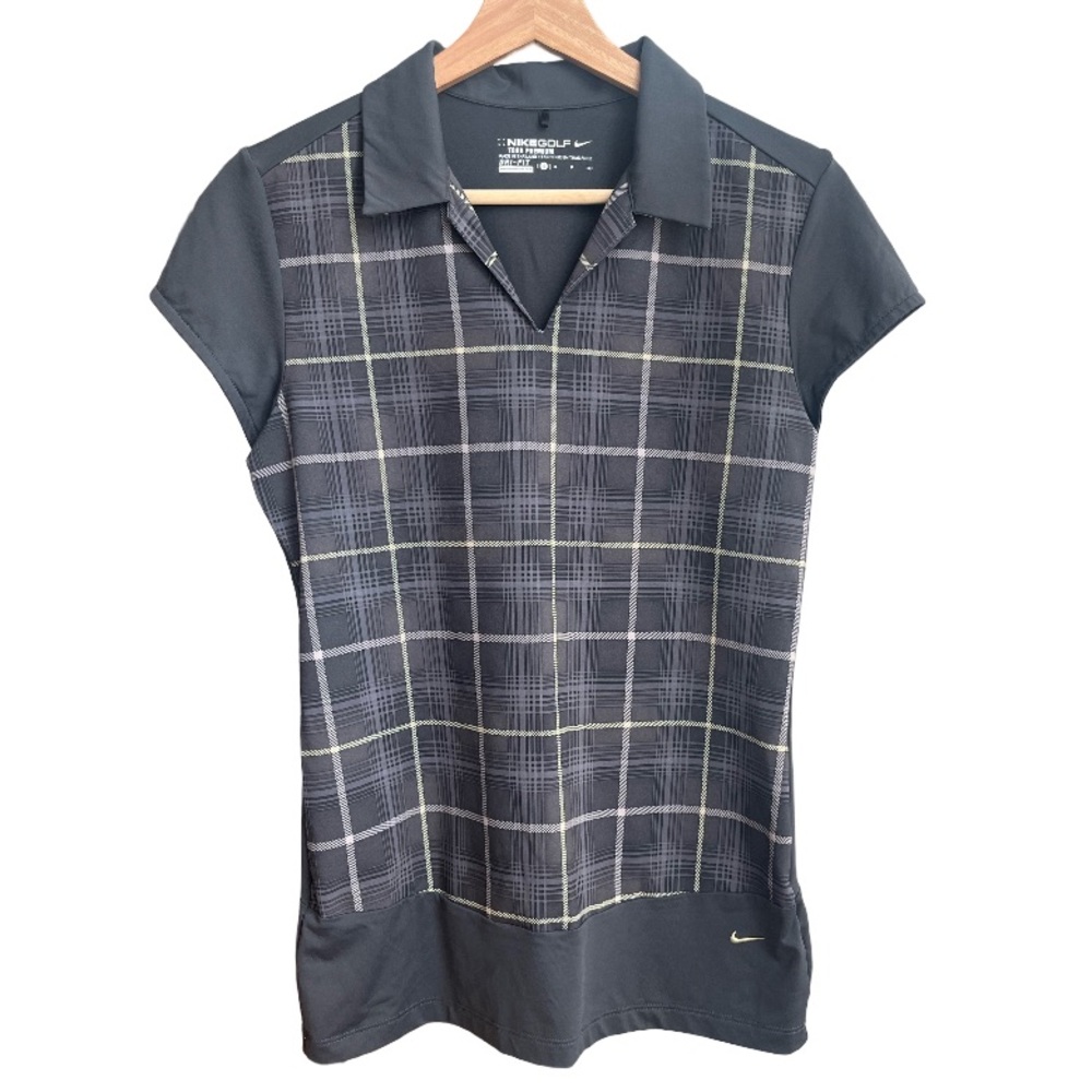 Nike Plaid Patterned Golf Polo